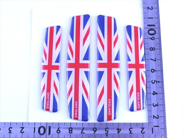 ドアエッジ プロテクター ステッカー ユニオンジャック 4枚セット 送料無料 汎用 ドアガード キズ防止 BMW MINI ミニクーパー などに アクセサリー カスタム パーツ R55 R56 R57 R58 R59 R60 R61 F54 F55 F56 F57 F60 車用品 ドレスアップ