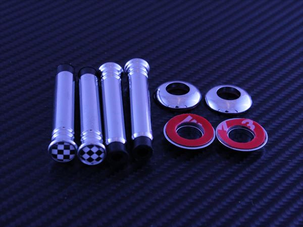 BMW MINI ミニ ブラックユニオンジャック ドア ロックピン 4個セット R系/F系適合 送料無料 R55 R56 R57 R58 R59 R60 R61 F54 F55 F56 F57 F60 カスタム パーツ アクセサリー ドアロックピン 内装 ドレスアップ カスタマイズ 車用品 内装パーツ