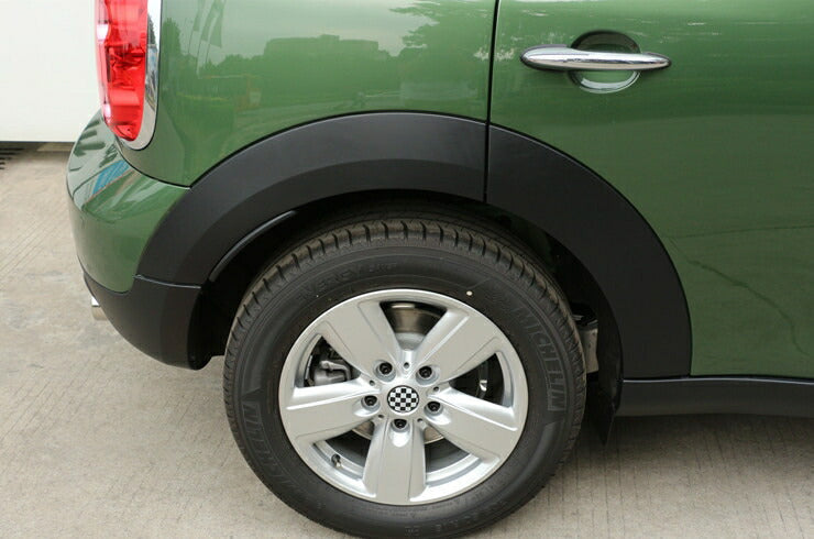 BMW MINI ミニ チェッカーフラッグ ホイール キャップ ステッカー 4枚入り 送料無料 52mm ホイールキャップ センター シール エンブレム MINI COOPER ミニクーパー カスタムパーツ アクセサリー 外装 ドレスアップ 車用品 ドレスアップ