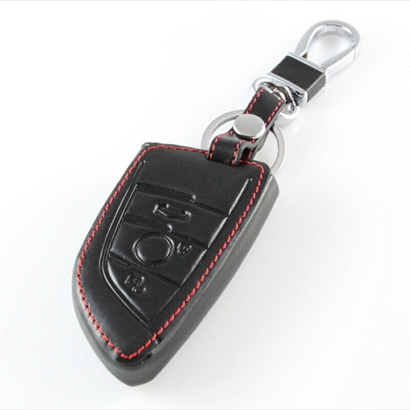 BMW スマートキーカバー レザー 本革 キーケース ブラックレザー