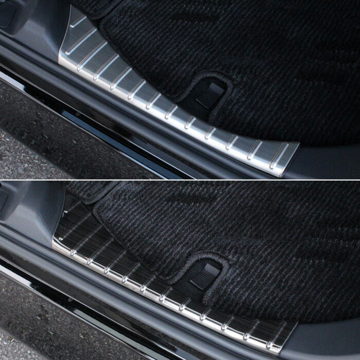 トヨタ 40系 アルファード ヴェルファイア 専用 リア ラゲッジ スカッフプレート 2Pセット アクセサリー カスタム パーツ カスタムパーツ ガード プロテクター ステンレス製 トランク ラゲッジルーム ガーニッシュ トリム ヴェルファイヤ