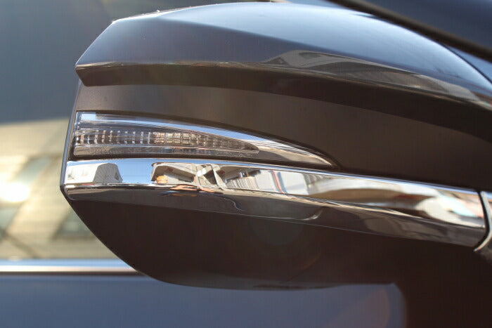 80系 ハリアー サイドミラー ガーニッシュ 左右セット クロームメッキ ドアミラー トリム カバー アクセサリー カスタム ドレスアップ パーツ トヨタ ハイブリッド TOYOTA HARRIER HYBRID カスタマイズ 車用品 ドレスアップ 外装パーツ