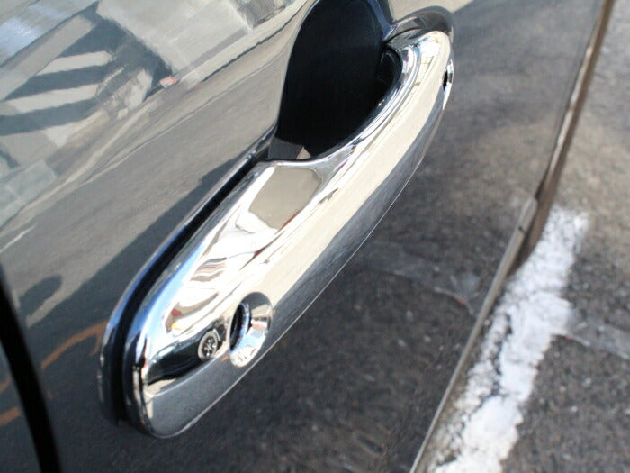 80系 ハリアー ドアハンドル カバー 4点セット クロームメッキ ハンドルカバー トリム ガーニッシュ アクセサリー カスタム ドレスアップ パーツ トヨタ ハイブリッド TOYOTA HARRIER HYBRID カスタマイズ 車用品 ドレスアップ 外装パーツ