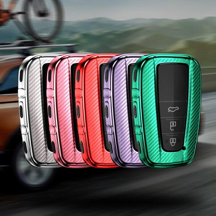 TOYOTA スマートキーカバー トヨタ キーホルダー キーケース メタリック TPU製 全5色 キーカバー カーボン調 カーボン柄 スマートキー メッキ 専用設計 アクセサリー 車用品 カーアクセサリー おしゃれ 女性 男性 人気 カーアクセ 小物