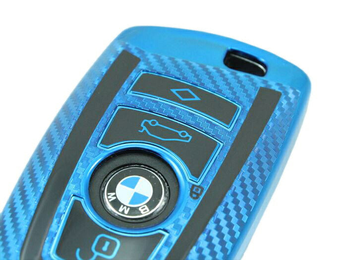 BMW TPU キーケース キーカバー 全5色 F20 F22 F30 F31 F32 F10 F12 F01 F25 など フルカバー キーホルダー メタリック メッキ カーボン柄 キーレス スマートキー キーフォブ 車用品 カーアクセサリー おしゃれ 女性 男性 人気 カーアクセ 小物