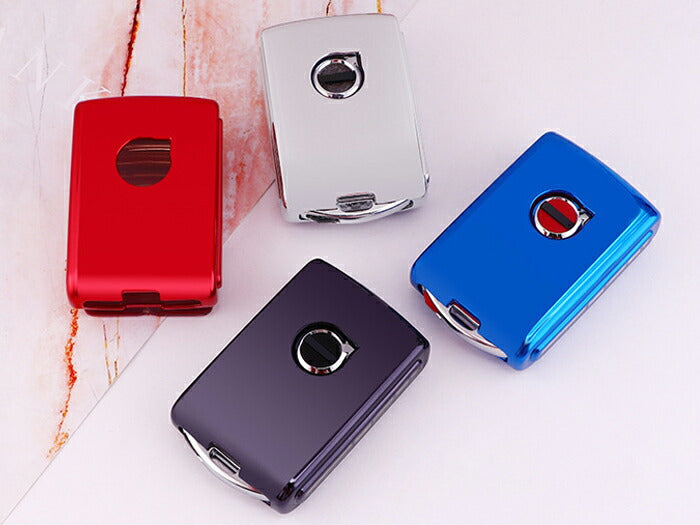 ボルボ キーカバー キーケース XC40 XC60 XC90 V60 V90 S60 S90 など メタリック メッキ TPU フルカバー キーホルダー スマートキー キーフォブ カスタム パーツ 車用品 カーアクセサリー おしゃれ 女性 男性 人気 カーアクセ 小物