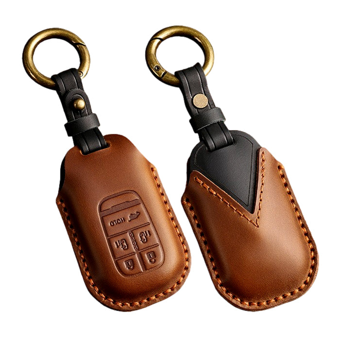 HONDA ホンダ 本革 キーケース ステップワゴン RP6 RP7 RP8 オデッセイRC5 新型 フリード GT系 N-BOX JF5 JF6 キーカバー レザー キーホルダー キーリング スマートキー アクセサリー カスタム パーツ カスタムパーツ ドレスアップ