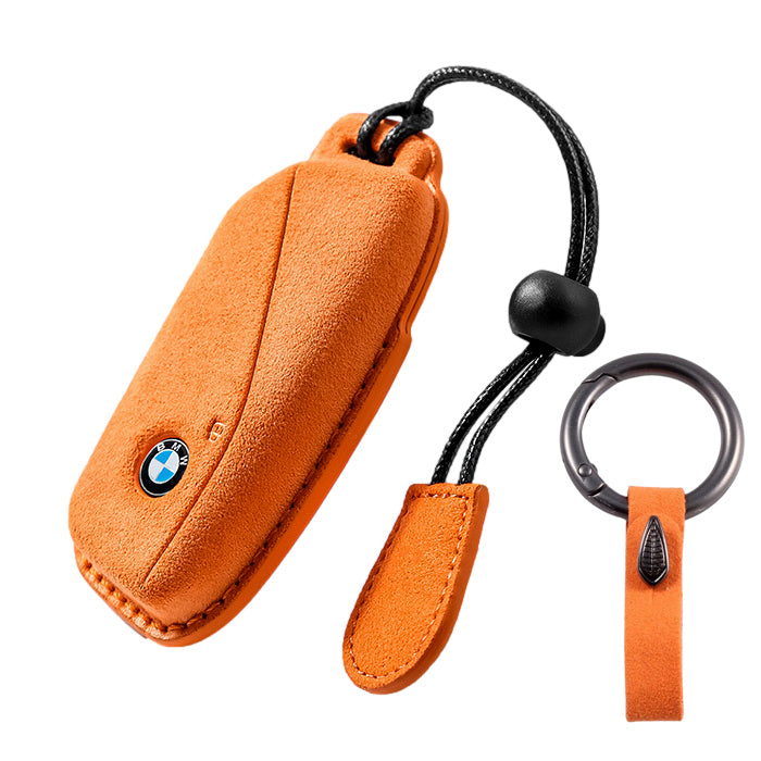 BMW アルカンターラ キーケース F70 F95 F96 G81 G70 G45 G05 G06 G07 G09 G60 G61 U10 U11 U06 I20 などに キーカバー スウェード調 レザー 革 メンズ レディース アクセサリー カスタム パーツ カスタムパーツ グッズ