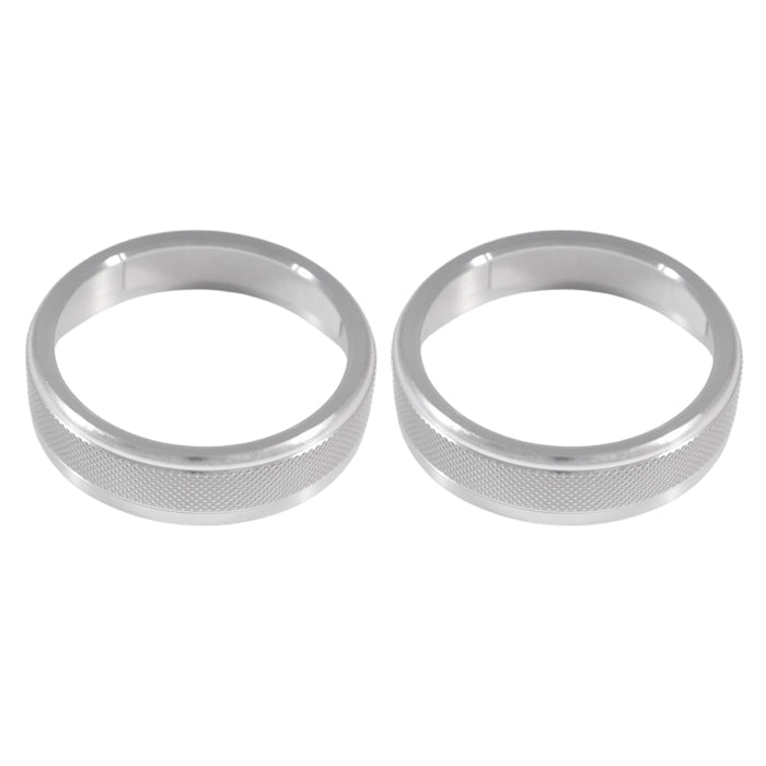 レクサス トヨタ エアコン 温度調整 ダイヤル カバー 20系 NX 10系 LM 10系 RZ RX 40系 アルファード ヴェルファイア アルミ製 2個セット 空調 スイッチ リング アクセサリー カスタム パーツ カスタムパーツ 内装 ドレスアップ