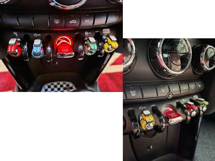 BMW MINI ミニクーパー スイッチ ラバー リング F54 F55 F56 F57 F60 など ドグルスイッチ ボタンカバー スイッチカバー アクセサリー カスタム パーツ ドレスアップ かわいい おしゃれ カスタマイズ 車用品 カーインテリア 内装パーツ