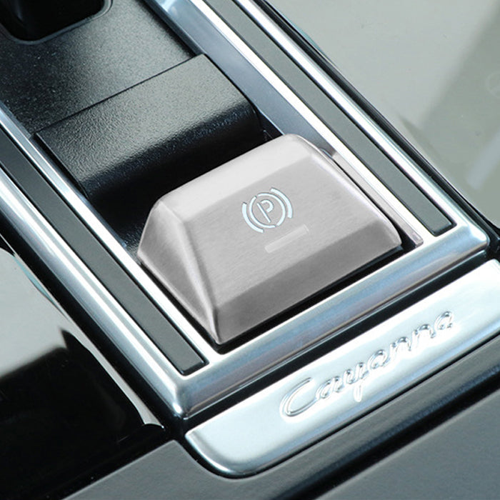 ポルシェ Pスイッチ カバー カイエン マカン パナメーラ アルミ製 Pボタン パーキングスイッチ パーキングボタン パーキングブレーキ スイッチ ボタン アクセサリー カスタム パーツ カスタムパーツ