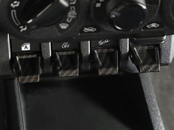 スズキ ジムニー ジムニーシエラ ジムニーノマド センタースイッチエクステンション 4個セット JB64 JB74 JC74 スイッチカバー エキステンション ボタンカバー スイッチ ボタン カスタマイズ 車用品 カーインテリア ドレスアップ 内装パーツ