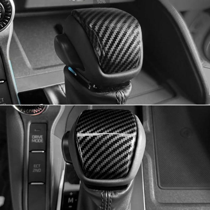 トヨタ ランドクルーザー250 カーボン調 シフトノブ パネル カバー ABS樹脂製 LC250 ランクル250 GX VX ZX 内装 アクセサリー カスタム パーツ カスタムパーツ ドレスアップ