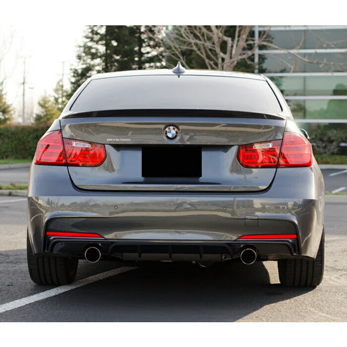 BMW カーボン トランクスポイラー F30 F80 3シリーズ M3 リアウイング リアウィング トランク スポイラー リアスポイラー リアディフューザー エアロパーツ リアルカーボン 外装 アクセサリー カスタム パーツ