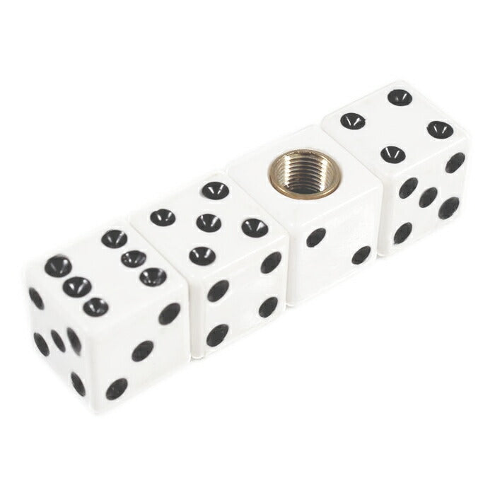 サイコロ タイヤ エアバルブ キャップ 4個セット バルブキャップ さいころ ダイス 型 車 トラック バイク エアバルブキャップ ホイール エアー エアーバルブ 汎用 ホンダ トヨタ ニッサン 日産 マツダ スバル ダイハツ スズキ アクセサリー カスタム パーツ