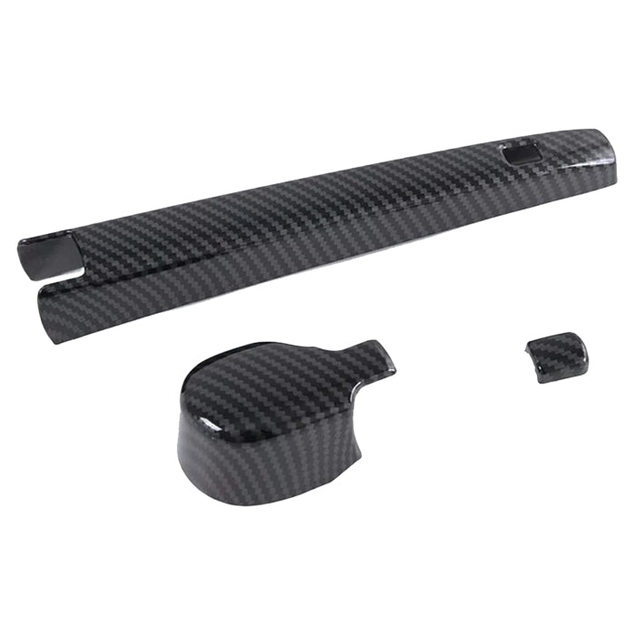 フォルクスワーゲン ゴルフ8 Golf8 ゴルフ8.5 Golf8.5 カーボン調 リアワイパー カバー Mk8 Mk8.5 ゴルフR GTI 全グレード適合 ワイパーブレード ワイパー リア アクセサリー カスタム パーツ カスタムパーツ