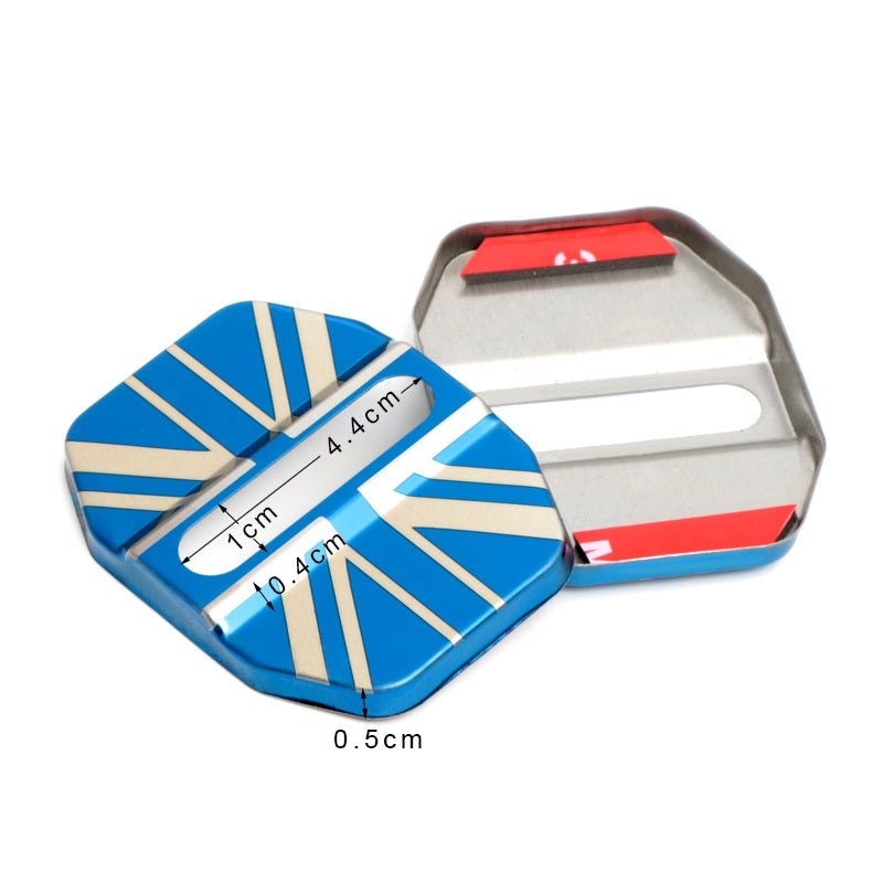 BMW MINI ミニ ドアストライカーカバー F系用 ステンレス製 全5色 2個セット F54 F55 F56 F57 F60 ヒンジ カバー ヒンジカバー カスタム パーツ 外装 内装 アクセサリー ドレスアップ 外装パーツ