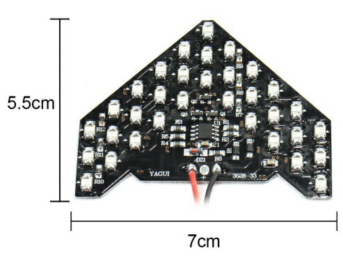 ドアミラー 矢印 シーケンシャルウインカー SMD 2個セット 送料無料 33発×2 計66発 汎用 LED 12V用 ウィンカー 流れる 流星 サイドミラー ウインカーキット テープ チューブ カスタムパーツ カスタマイズ 車用品 電飾パーツ ドレスアップ