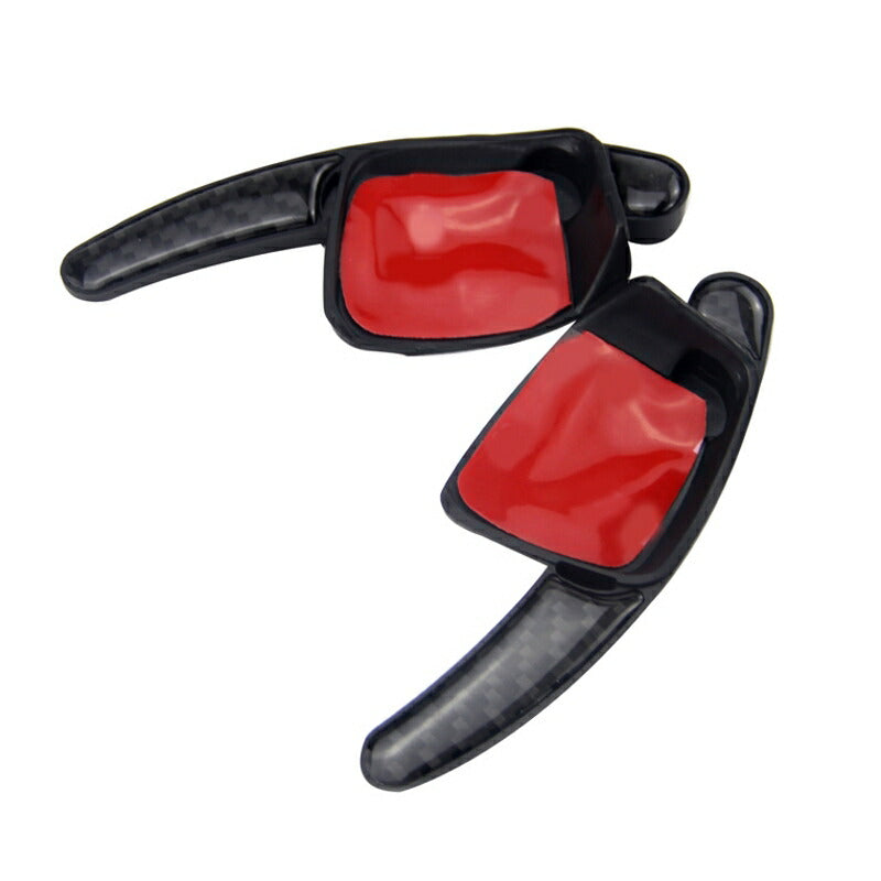 フォルクスワーゲン用 カーボン パドルシフト エクステンション 左右セット 送料無料 VW Volkswagen ゴルフ7 Golf7 TSI カスタム アクセサリー パーツ カスタマイズ 車用品 カーインテリア ドレスアップ 内装パーツ