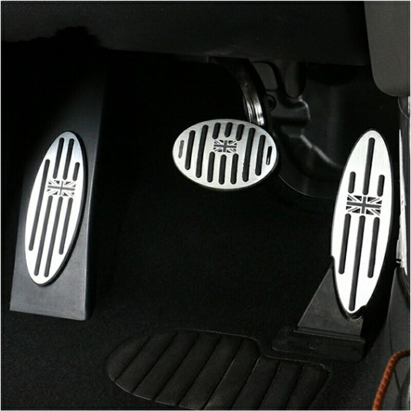 BMW MINI ミニ アルミ製 ペダルカバー AT車用 全2色 送料無料 アクセル