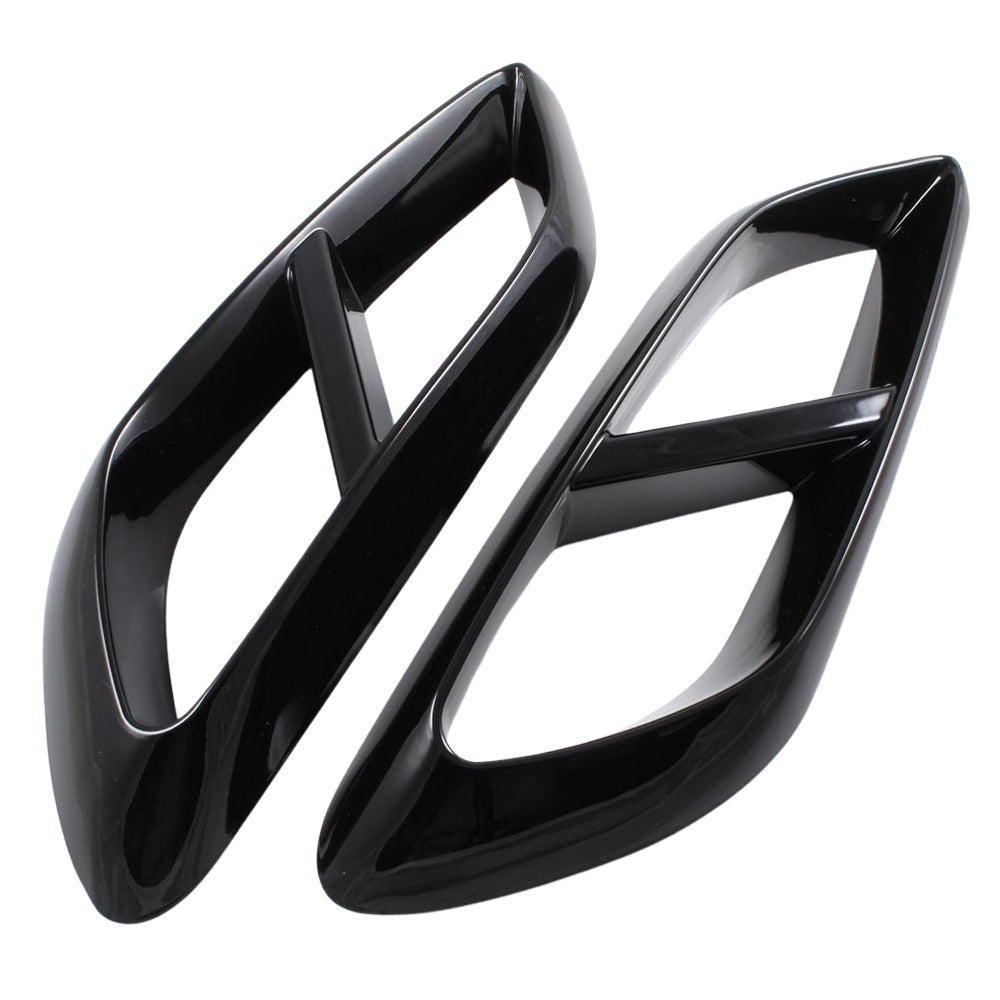 メルセデスベンツ Eクラス W214 S214 マフラーカッター 左右セット マフラー トリム ガーニッシュ 4本出し テールパイプ ABS樹脂製 ダミー ベンツ Benz アクセサリー カスタム パーツ カスタムパーツ