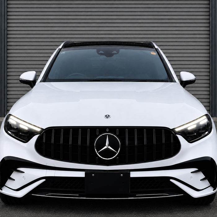 メルセデスベンツ GLC X254 C254 クーペ パナメリカーナ グリル AMG風 GLC43 GLC63 ルック フロントカメラ有り/無し兼用 フロントグリル 交換 社外品 アクセサリー カスタム パーツ カスタムパーツ Mercedes Benz