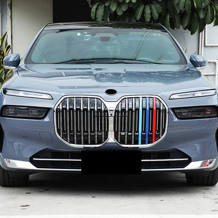 BMW 7シリーズ G70 フロント グリル カバー 新型 グリルカバー 3色 アクセサリー カスタム パーツ カスタムパーツ 交換 グリルカバー グリルフィン グリルインサート グリルバー インサートトリム 外装 エアロ