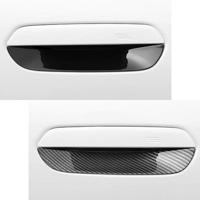 BMW ドアハンドル プロテクター 4Pセット カーボン調 ピアノブラック G45 X3 ドア ハンドル カバー ガード アクセサリー カスタム パーツ カスタムパーツ 外装 ドレスアップ