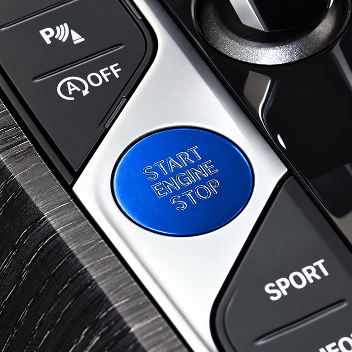 BMW アルミ製 エンジン スタートボタン カバー F40 F44 G42 G01 G02 G20 G21 G22 G14 G05 G06 G07 G29 など スタート ストップ ボタン カバー リング ステッカー アクセサリー カスタム パーツ カスタムパーツ 内装 ドレスアップ