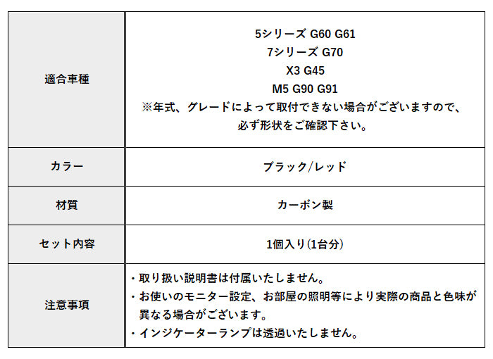 BMW 5シリーズ G60 G61 7シリーズ G70 X3 G45 M5 G90 G91 カーボン エンジン スタート ストップ ボタン カバー リアルカーボン START ENGINE STOP ボタン スイッチ ステッカー エンジンスタート エンジンスタートストップ アクセサリー カスタム パーツ