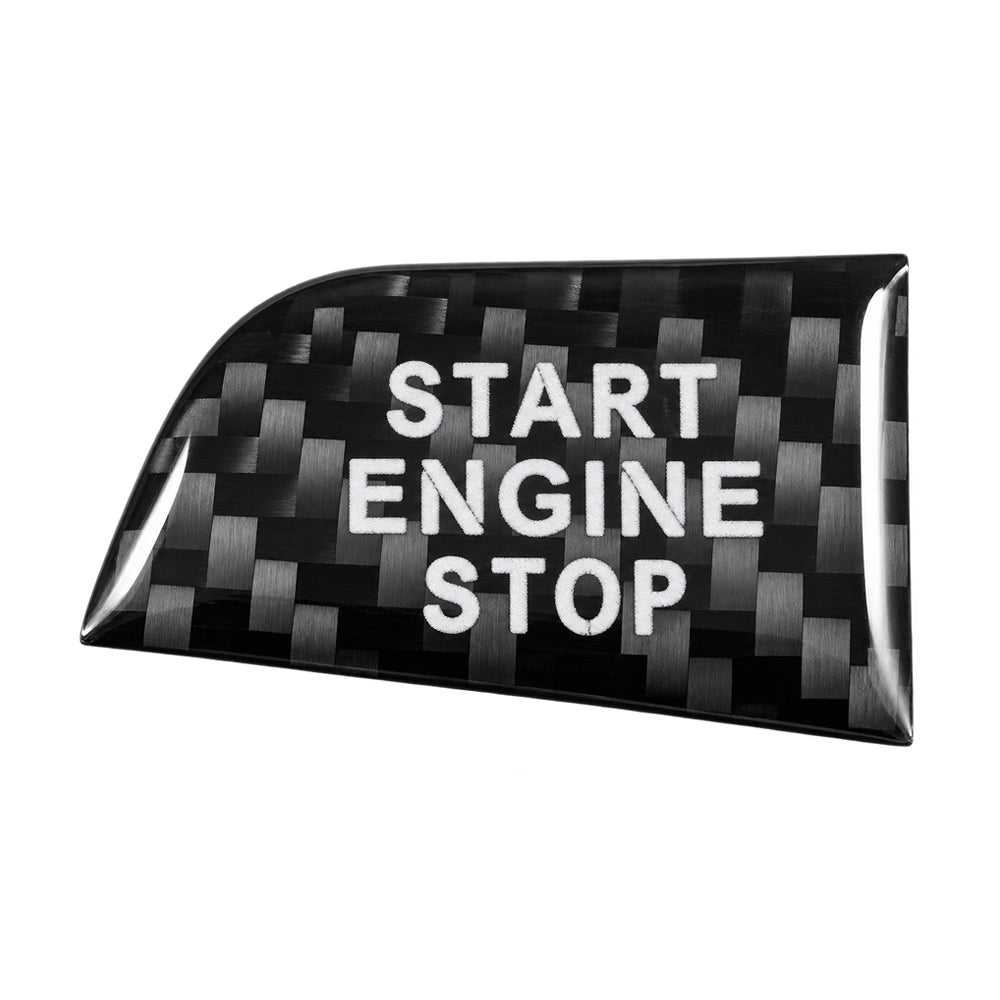 BMW X1 U11 X2 U10 カーボン エンジン スタート ストップ ボタン カバー リアルカーボン START ENGINE STOP ボタン スイッチ ステッカー エンジンスタート エンジンスタートストップ アクセサリー カスタム パーツ カスタムパーツ 内装 ドレスアップ