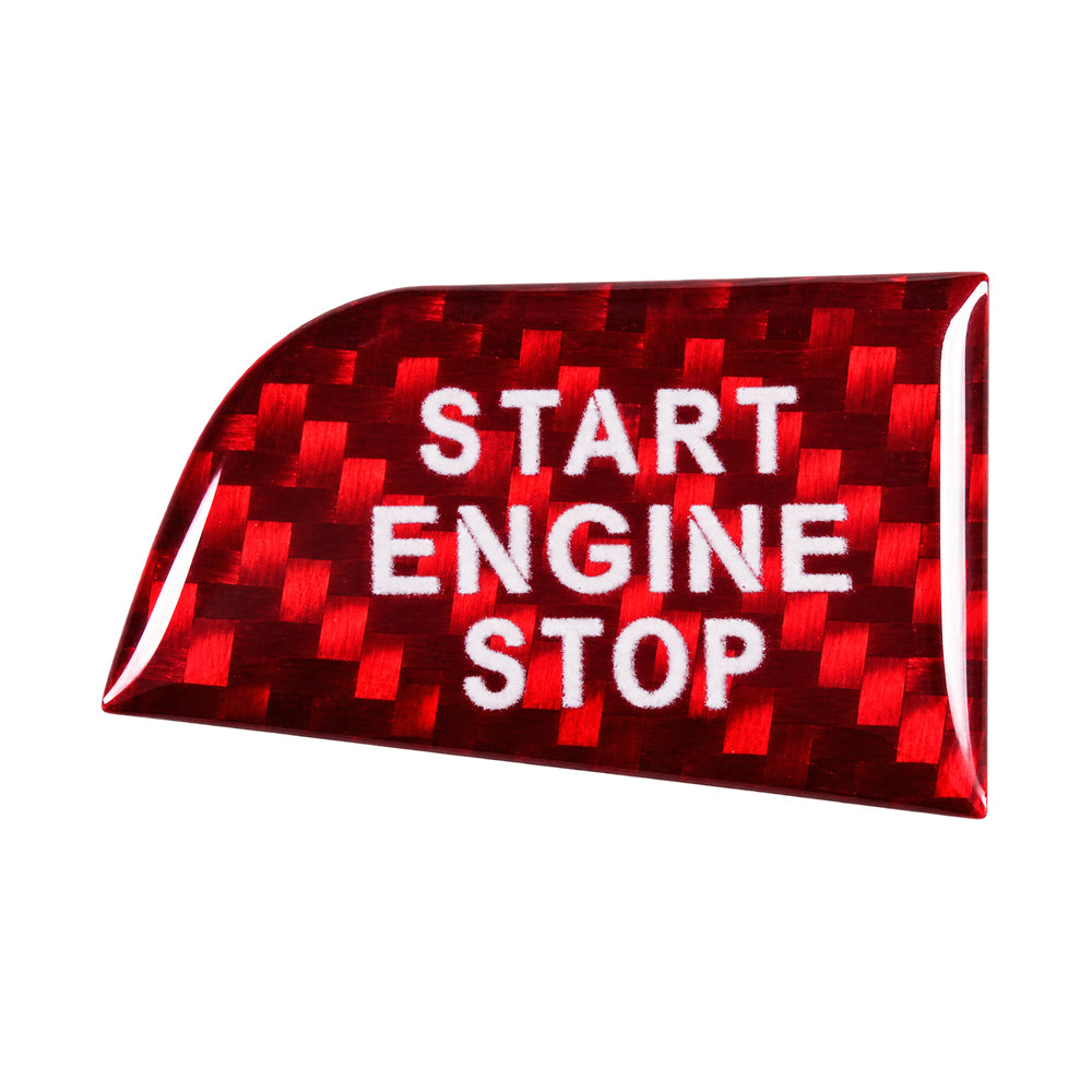 BMW X1 U11 X2 U10 カーボン エンジン スタート ストップ ボタン カバー リアルカーボン START ENGINE STOP ボタン スイッチ ステッカー エンジンスタート エンジンスタートストップ アクセサリー カスタム パーツ カスタムパーツ 内装 ドレスアップ