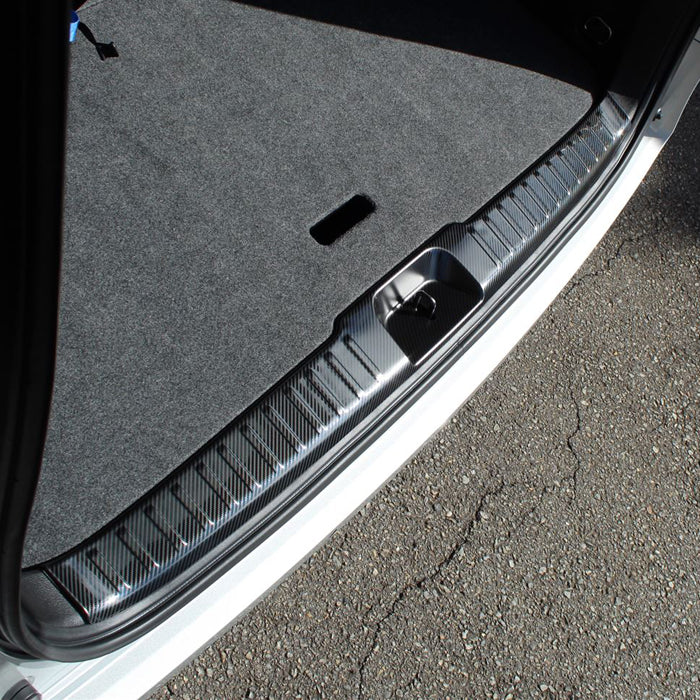 セレナ C28 ラゲッジ スカッフプレート リア 上段 ガード プロテクター ステンレス製 トランク ラゲッジルーム トリム ガーニッシュ SERENA 新型 e-power 車用品 車内 アクセサリー カスタム パーツ 内装 外装 ドレスアップ