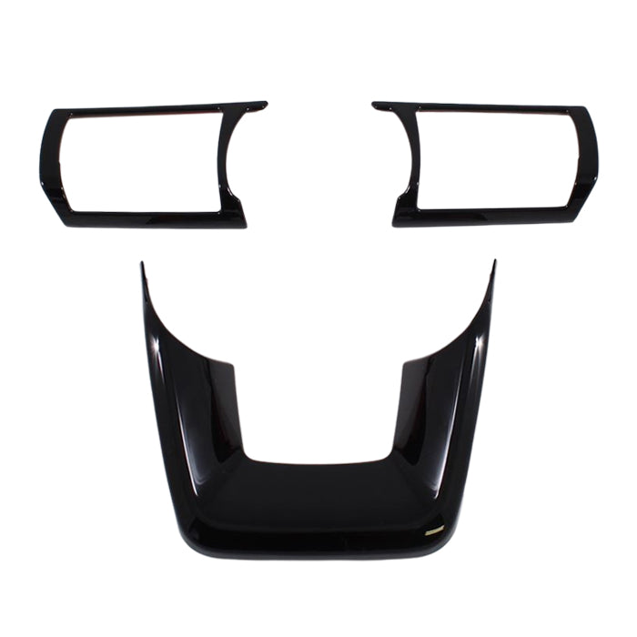 セレナ C28 ステアリング パネル カバー トリム ガーニッシュ 3点セット 1台分 ピアノブラック カーボン調 SERENA 新型 ステアリングスイッチ ボタン e-power 車用品 車内 アクセサリー カスタム パーツ 内装 外装 ドレスアップ