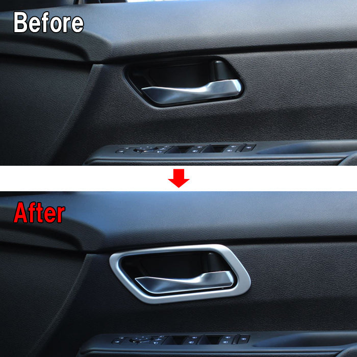 セレナ C28 インナー ドアハンドル パネル カバー 2点セット フロント用 1台分 サテンシルバー ピアノブラック トリム ガーニッシュ SERENA 新型 e-power 車用品 車内 アクセサリー カスタム パーツ 内装 外装 ドレスアップ