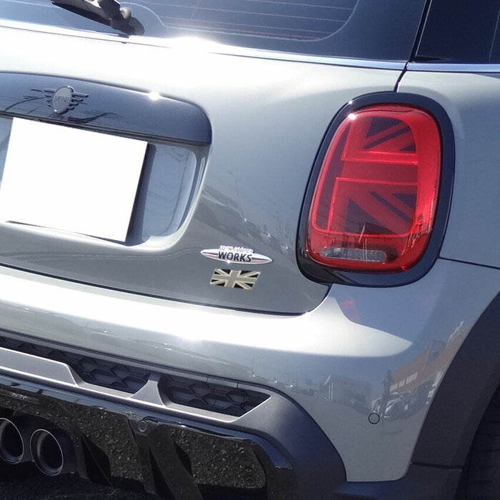 エンブレム ユニオンジャック BMW MINI ミニ などに最適 アルミ製 リア