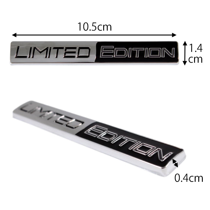 LIMITED EDITION リミテッドエディション エンブレム 亜鉛合金製 車 ステッカー シール 3Dメタル 汎用 アクセサリー カスタム パーツ カスタムパーツ ドレスアップ 外装