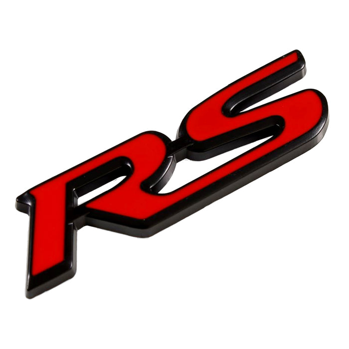 RS エンブレム 汎用 亜鉛合金製 車 ステッカー シール 3Dメタル アクセサリー カスタム パーツ カスタムパーツ ドレスアップ 外装