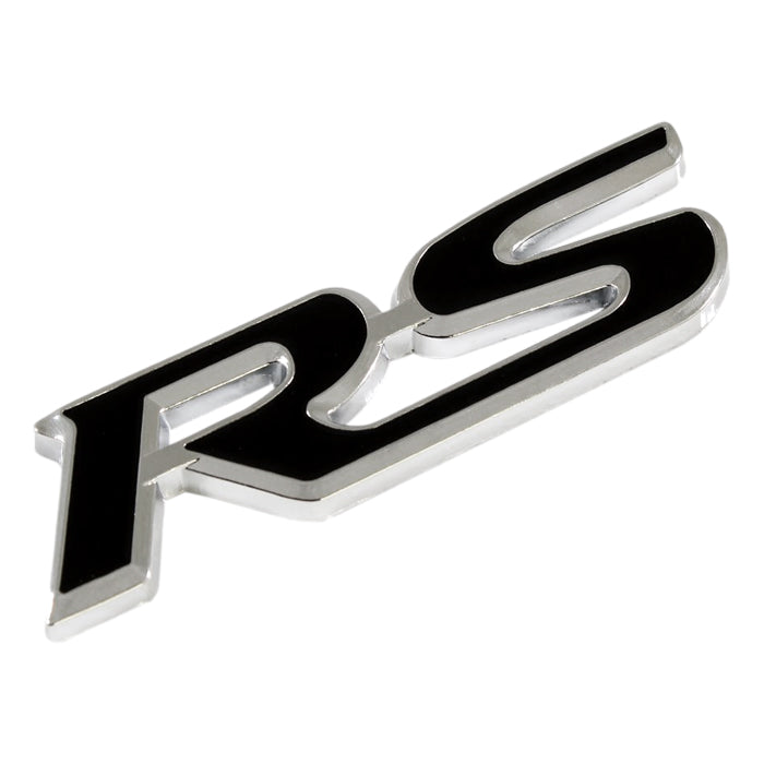RS エンブレム 汎用 亜鉛合金製 車 ステッカー シール 3Dメタル アクセサリー カスタム パーツ カスタムパーツ ドレスアップ 外装