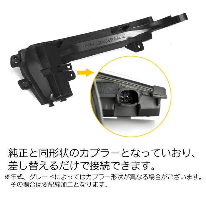 アウディ ドアミラー シーケンシャルウインカー LED Audi A3 S3 S4 S4