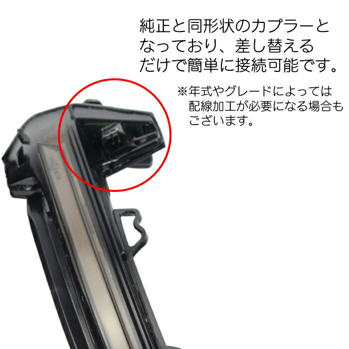 アウディ ドアミラー シーケンシャルウインカー LED Audi A4 S4 RS4 B9