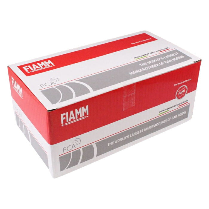 FIAMM フィアム ホーン 12V AM80SX LOW HIGH 低音 高音 セット レッド