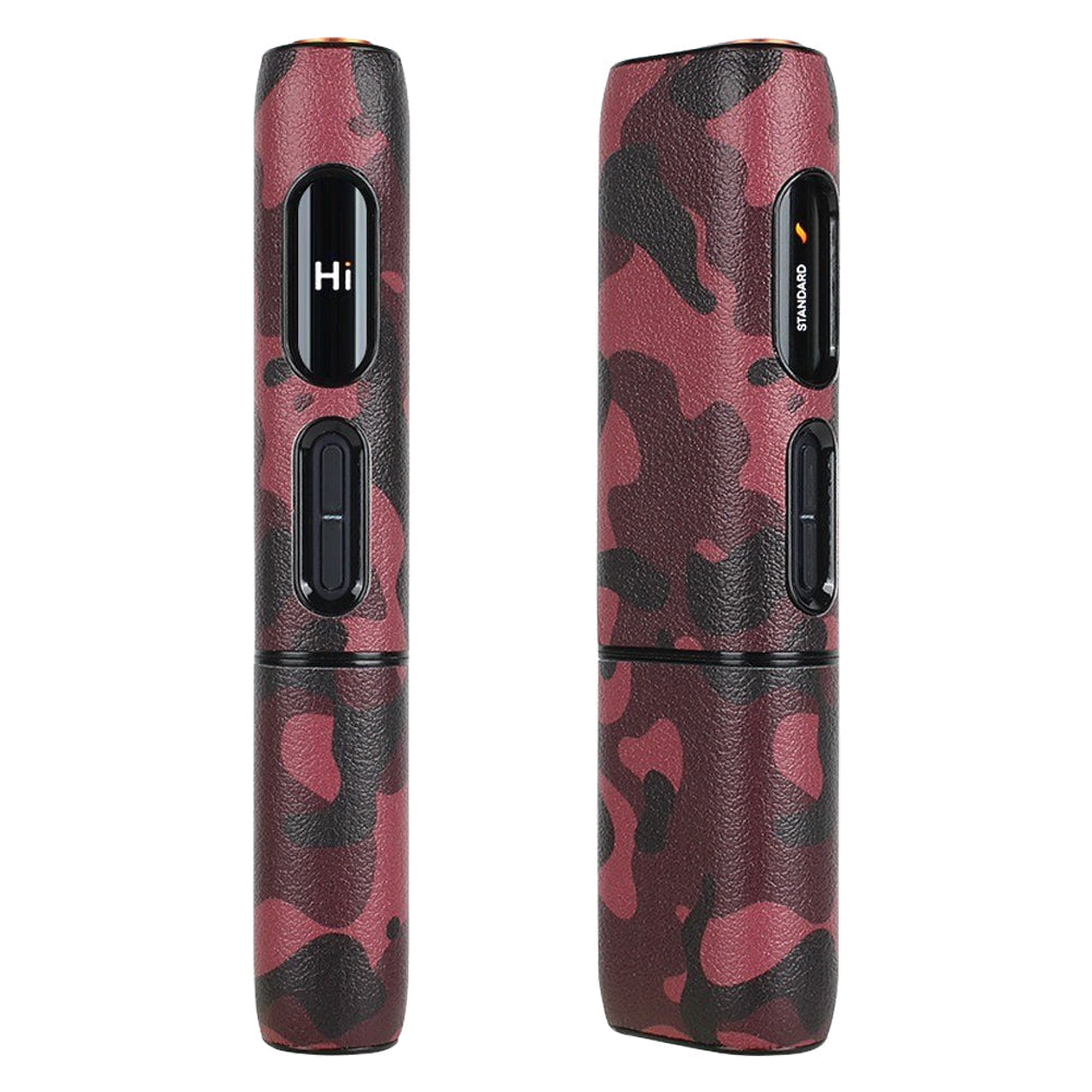 glo HILO 専用 カバー ハードタイプ グロー ヒーロ 専用 ケース スリーブ 収納 レザー タバコ スティック 充電 アクセサリー 耐衝撃 迷彩 ヒョウ柄 豹柄