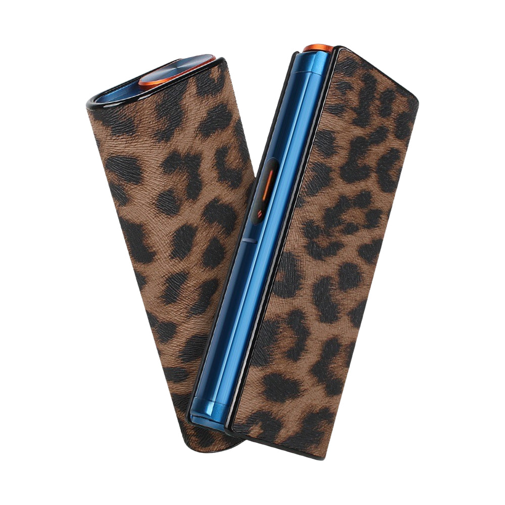 glo HILO puls 専用 カバー ハードタイプ グロー ヒーロ プラス 専用 ケース スリーブ 収納 レザー タバコ スティック 充電 アクセサリー 耐衝撃 迷彩 ヒョウ柄 豹柄