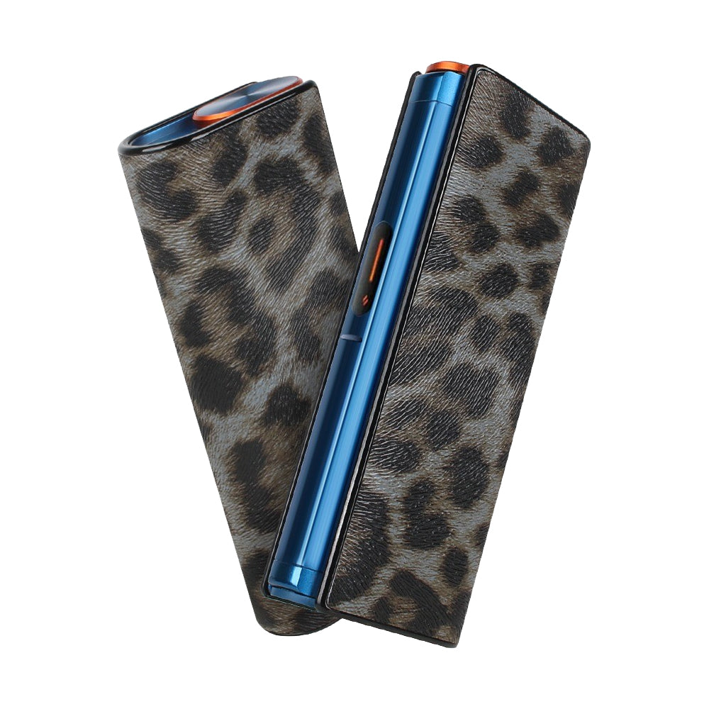 glo HILO puls 専用 カバー ハードタイプ グロー ヒーロ プラス 専用 ケース スリーブ 収納 レザー タバコ スティック 充電 アクセサリー 耐衝撃 迷彩 ヒョウ柄 豹柄