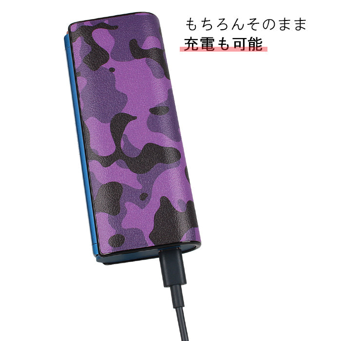 glo HILO puls 専用 カバー ハードタイプ グロー ヒーロ プラス 専用 ケース スリーブ 収納 レザー タバコ スティック 充電 アクセサリー 耐衝撃 迷彩 ヒョウ柄 豹柄