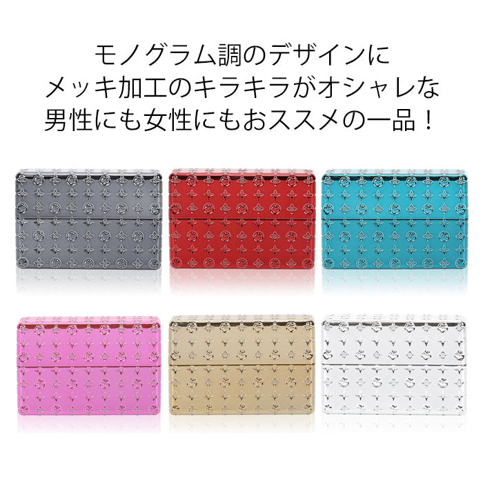 アイコス適合品 IQOS適合品 ヒートスティック ヒートステック ケース テリア TEREA センティア SENTIA ヒーツ HEETS マールボロ マルボロ アイコスイルマ アイコスイルマワン ケース カバー 収納 キラキラ オシャレ かわいい 可愛い モノグラム柄