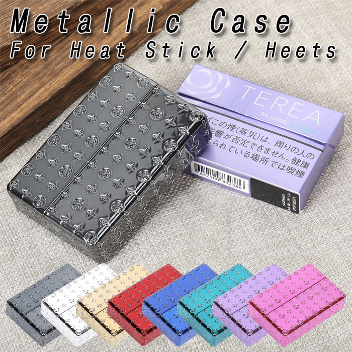 アイコス適合品 IQOS適合品 ヒートスティック ヒートステック ケース テリア TEREA センティア SENTIA ヒーツ HEETS マールボロ マルボロ アイコスイルマ アイコスイルマワン ケース カバー 収納 キラキラ オシャレ かわいい 可愛い モノグラム柄