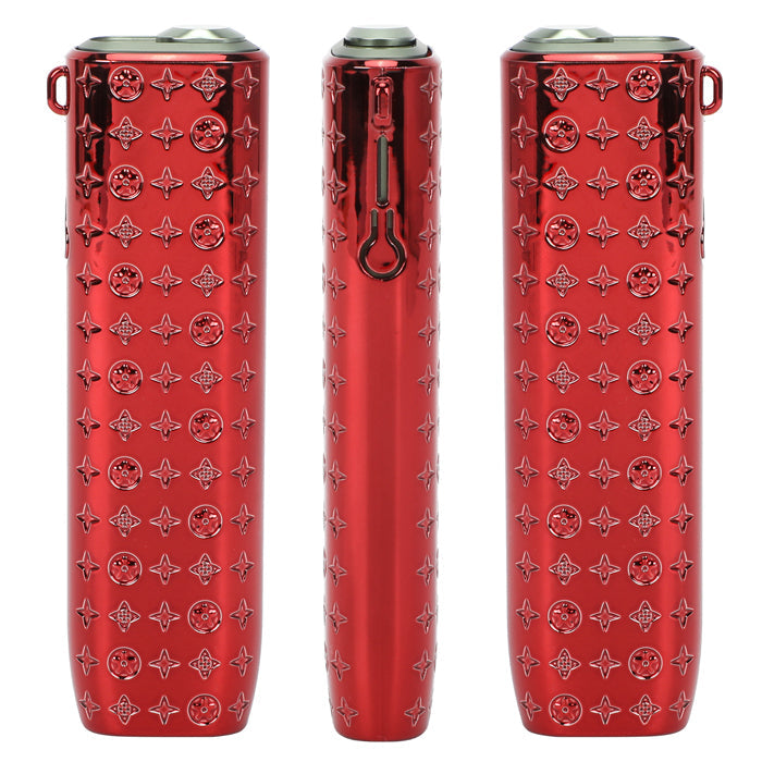 アイコス イルマワン 適合品 IQOS ILUMA ONE 適合品 イルマ i ワン 適合品 ケース カバー 収納 キラキラ ブランド おしゃれ オシャレ かわいい 可愛い モノグラム柄 メッキ ネックストラップ付き ポーチ パーツ 保護