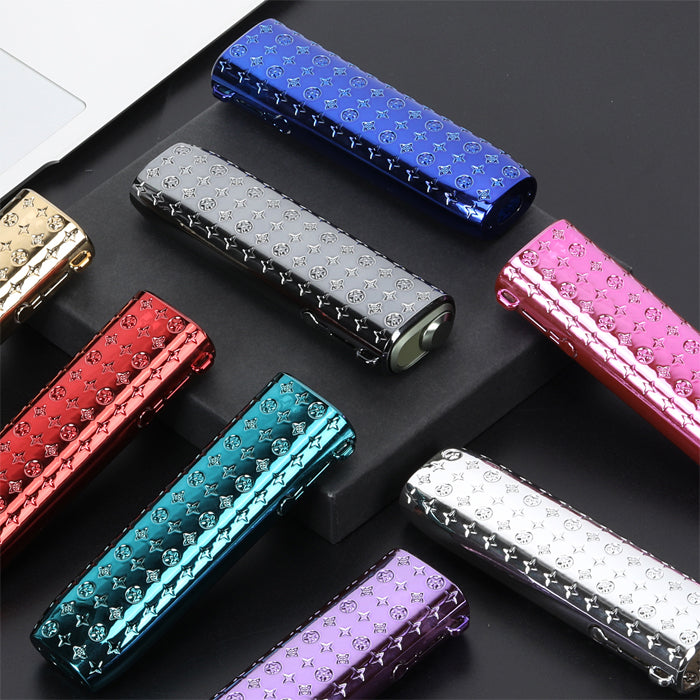 アイコス イルマワン 適合品 IQOS ILUMA ONE 適合品 イルマ i ワン 適合品 ケース カバー 収納 キラキラ ブランド おしゃれ オシャレ かわいい 可愛い モノグラム柄 メッキ ネックストラップ付き ポーチ パーツ 保護